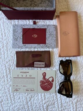 Jacques Marie Mage Enzo Men's Black Sunglasses